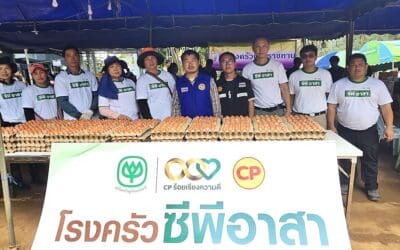 ร่วมด้วยช่วยกัน ซีพีเอฟอยู่เคียงข้างทุกวิกฤต ร่วมกับโรงครัวซีพีอาสา เร่งช่วยชาวปางอุ๋ง อ.แม่แจ่ม