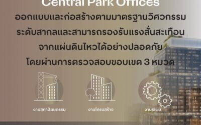 Central Park Offices ยืนยันมาตรฐานความปลอดภัยระดับโลก ใจกลางกรุงเทพฯ พร้อมเปิดให้บริการตามกำหนด