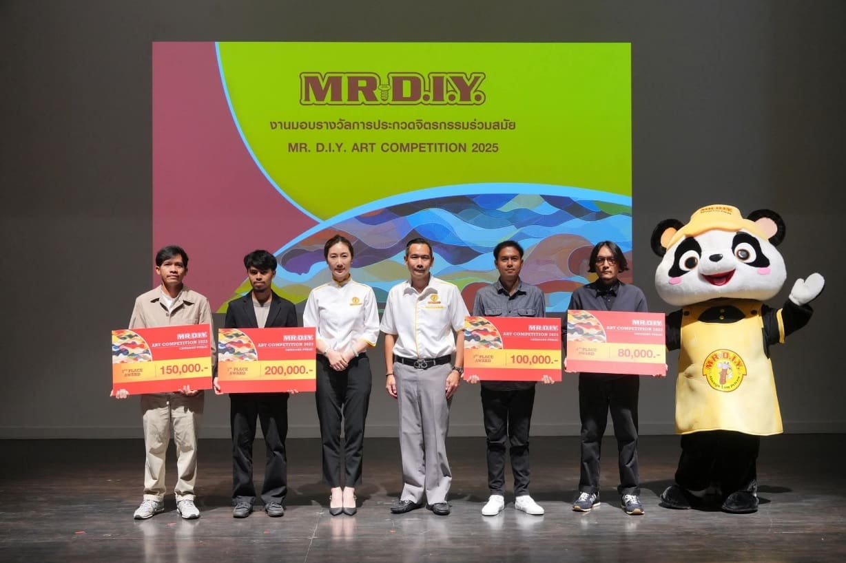 มิสเตอร์. ดี.ไอ.วาย. หนุนพลังศิลปินไทย จัดประกวดจิตรกรรมร่วมสมัย มอบรางวัลรวมกว่า 1 ล้านบาท