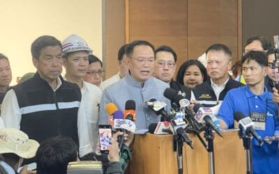 กปน. เร่งบรรเทาผลกระทบผู้ใช้น้ำ จากเหตุถนนสามเสนทรุดตัว กระทบท่อประปาแตกรั่ว