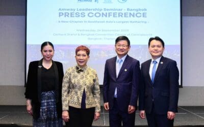 แอมเวย์ ไชน่า เลือกไทยจัดประชุมองค์กรใหญ่สุดในอาเซียน ผู้ร่วมงานจากจีนกว่าหมื่นคน ทีเส็บจัด Slow Living Experience ต้อนรับ