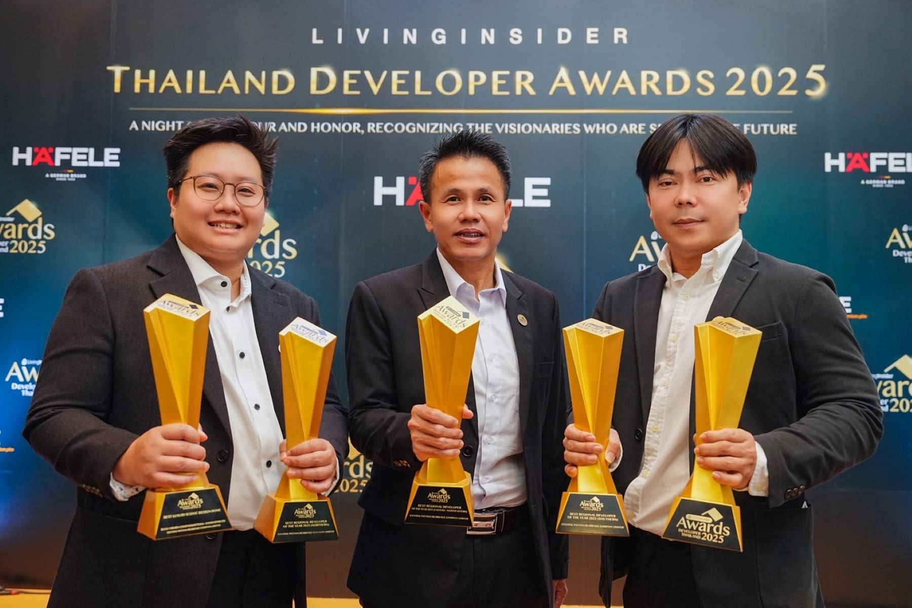 Central Pattana Residence พา 31 โครงการบ้านและคอนโดฯ เซ็นทรัล กวาดรางวัลจากเวที LivingInsider Developer Thailand Awards 2025 ตอกย้ำผู้นำหนึ่งเดียวที่สร้าง The Future Place for All ทั่วประเทศ