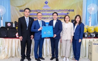 ไทยประกันชีวิต มอบสิ่งของสนับสนุนการศึกษา ในโครงการ “สำนักงาน คปภ. รวมพลังภาคประกันภัย รวมใจเพื่อการศึกษา”
