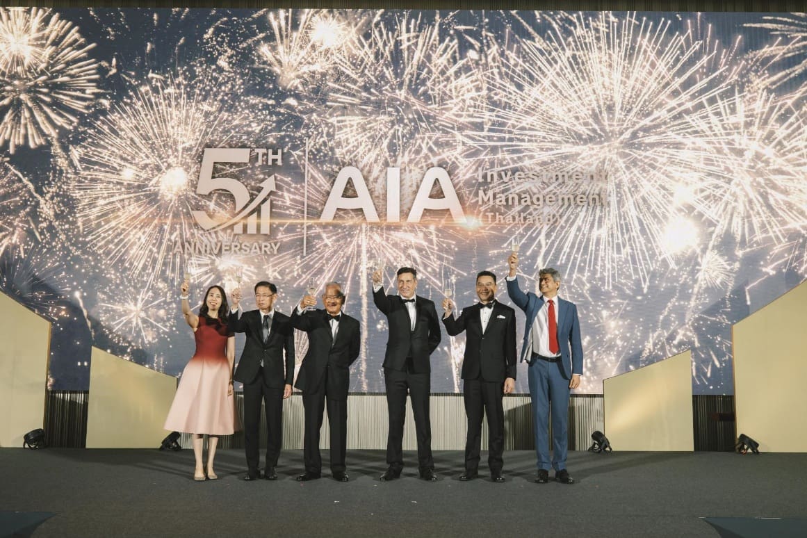 บริษัท หลักทรัพย์จัดการกองทุนเอไอเอ (ประเทศไทย) จำกัด จัดงานฉลองครบรอบ 5 ปี
แห่งความเชื่อมั่น สู่อนาคตที่มั่นคง พร้อมเดินหน้าส่งเสริมความมั่งคั่งที่ยั่งยืนให้แก่คนไทย