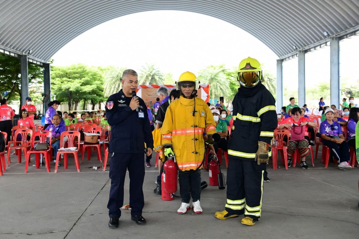 กทพ. จัดกิจกรรมการสร้างชุมชนเครือข่ายเป็นมิตรกับทางพิเศษและกิจกรรมการฝึกซ้อมการป้องกันและระงับอัคคีภัยทางพิเศษกาญจนาภิเษก ประจำปี 2568