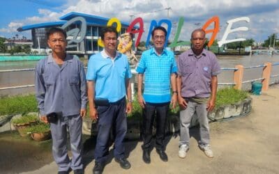 กปน. ลงพื้นที่ตรวจโรงสูบน้ำดิบสำแล เตรียมการเฝ้าระวังและป้องกันน้ำท่วม