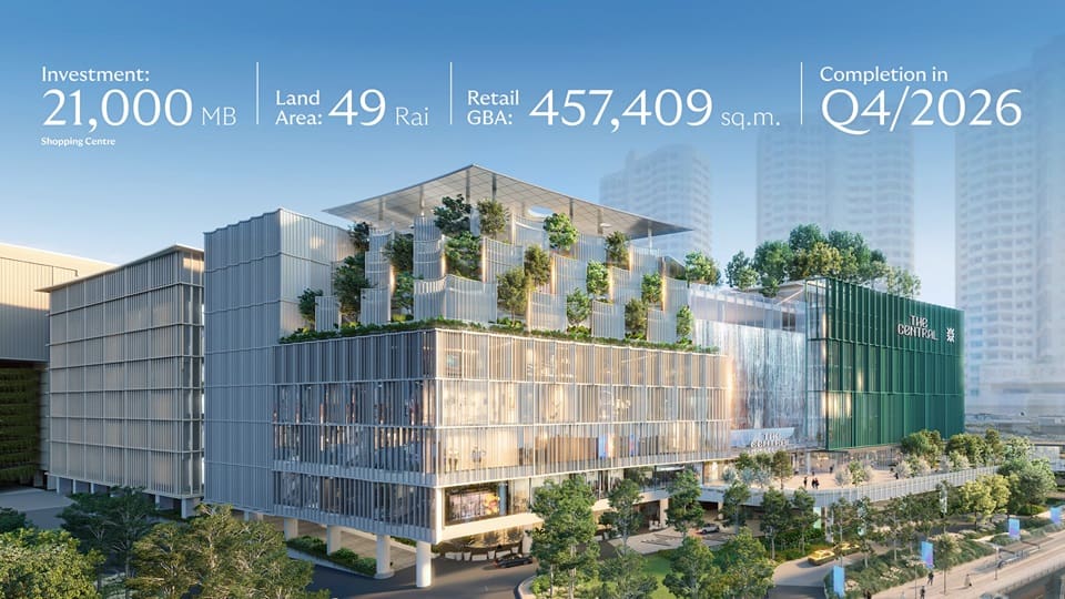 เซ็นทรัลพัฒนา เผยเมกะโปรเจ็กต์ ‘The Central’ พหลโยธิน ศูนย์การค้าแฟล็กชิพแห่งอนาคต มูลค่า 21,000 ล้านบาท ตอกย้ำการเป็นแลนด์มาร์กสำคัญแห่งใหม่ ช่วยยกระดับกรุงเทพฯ และประเทศไทยสู่ระดับโลก