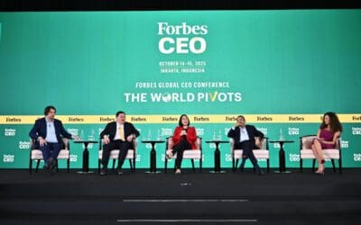 SCG ร่วมเวที Forbes Global CEO Conference 2025แลกเปลี่ยนแนวคิด Inclusive Green Growth ผสาน AI และเทคโนโลยีสร้างการเติบโตที่ยั่งยืนและแข่งขันได้