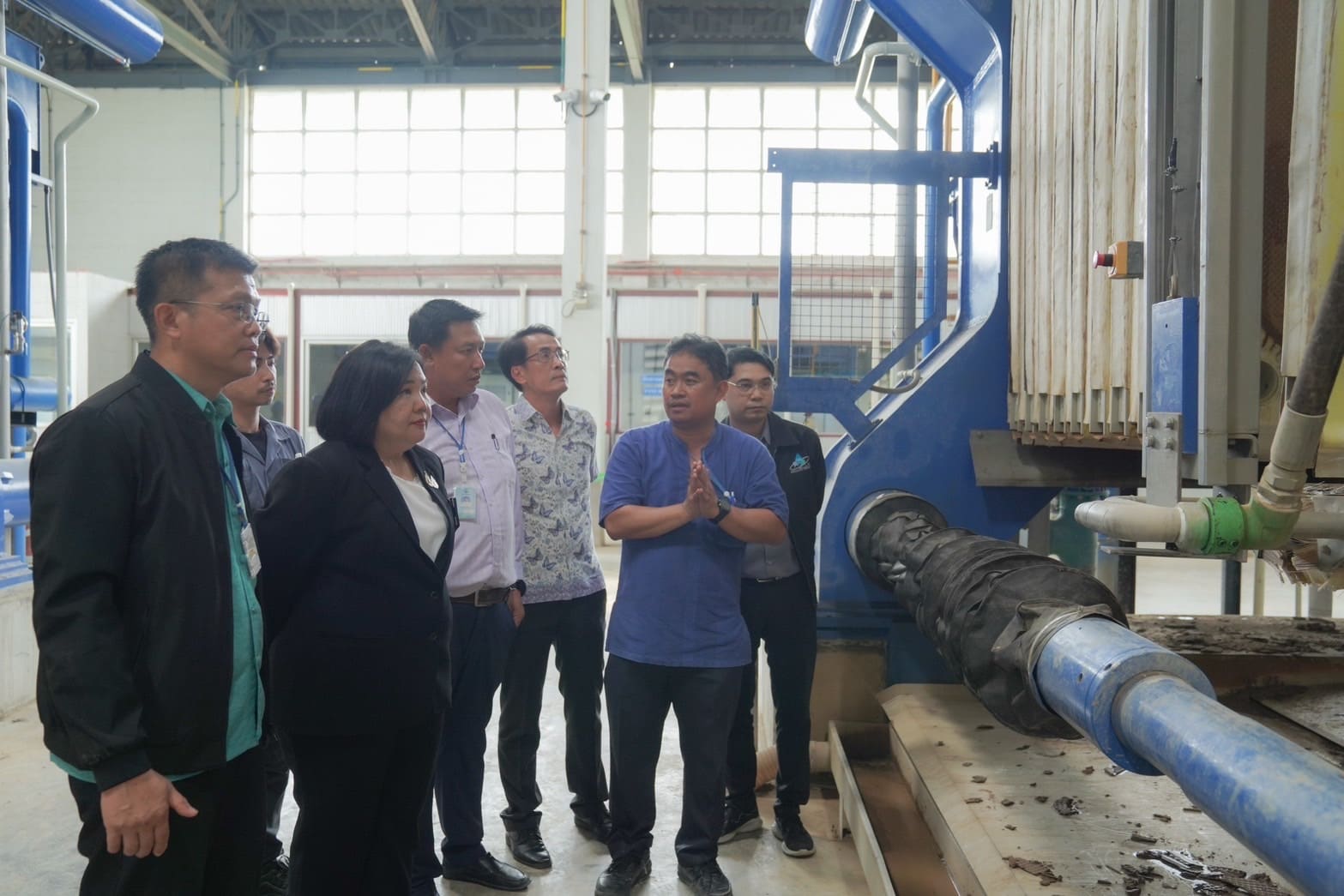 ผู้ว่าการ กปน. ลงพื้นติดตามการควบคุมระบบกำจัดตะกอน
พร้อมรับมือแก้ปัญหาน้ำดิบมีความขุ่นสูงอย่างมีประสิทธิภาพ