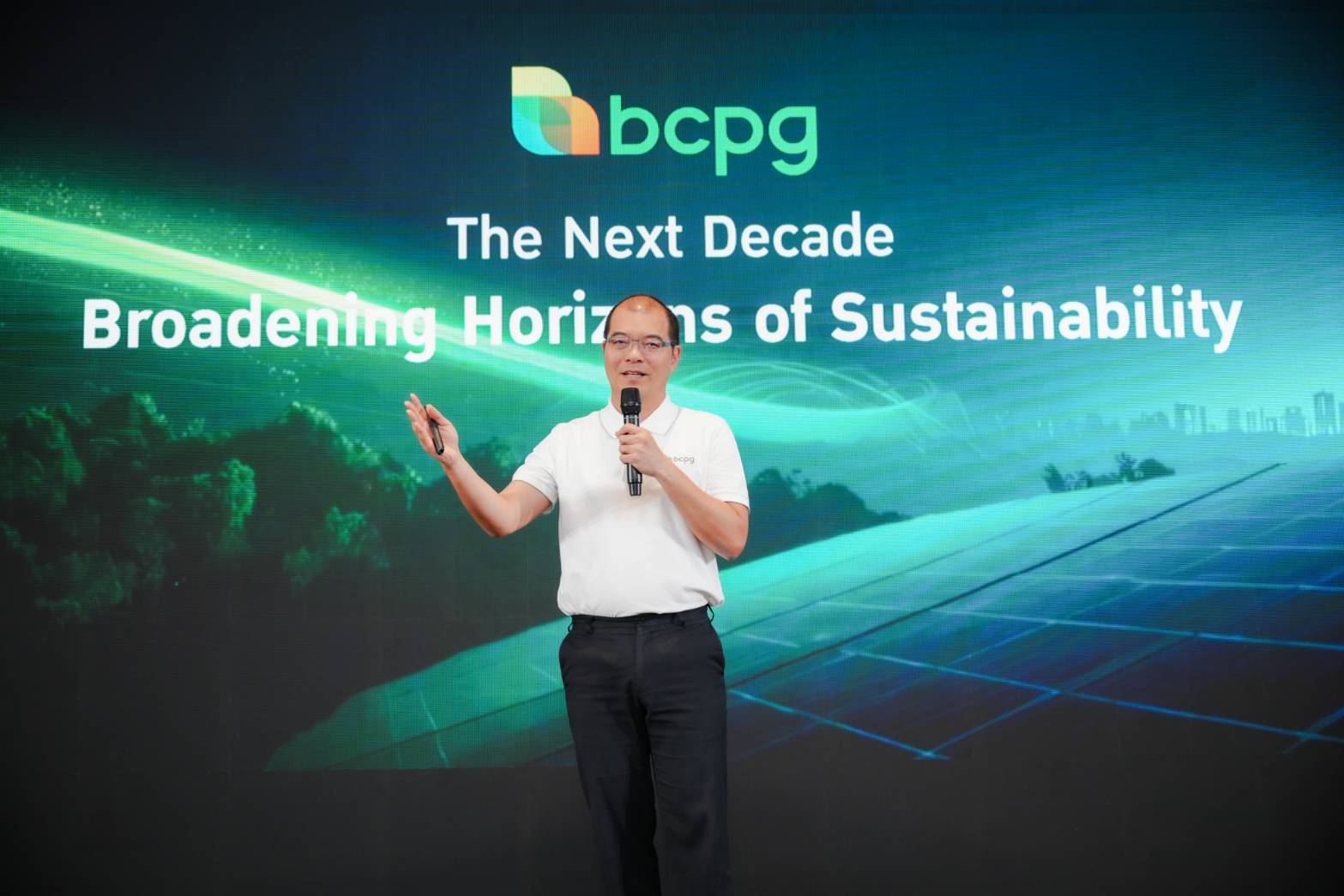 BCPG เปิดแผนกลยุทธ์ “The Next Decade: Broadening Horizons of Sustainability” มุ่งเติบโต 100% ภายในปี 2571 ต่อยอดธุรกิจพลังงานสู่โครงสร้างพื้นฐานแห่งความยั่งยืน