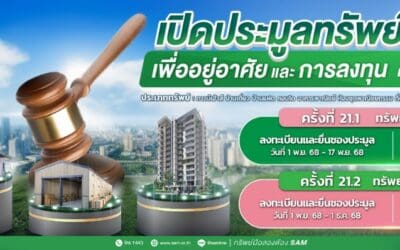 SAM ชูไฮไลท์ที่อยู่อาศัยทำเลทอง ราคาดี เปิดประมูลครั้งที่ 21 มูลค่ารวมกว่า 157 ลบ.
