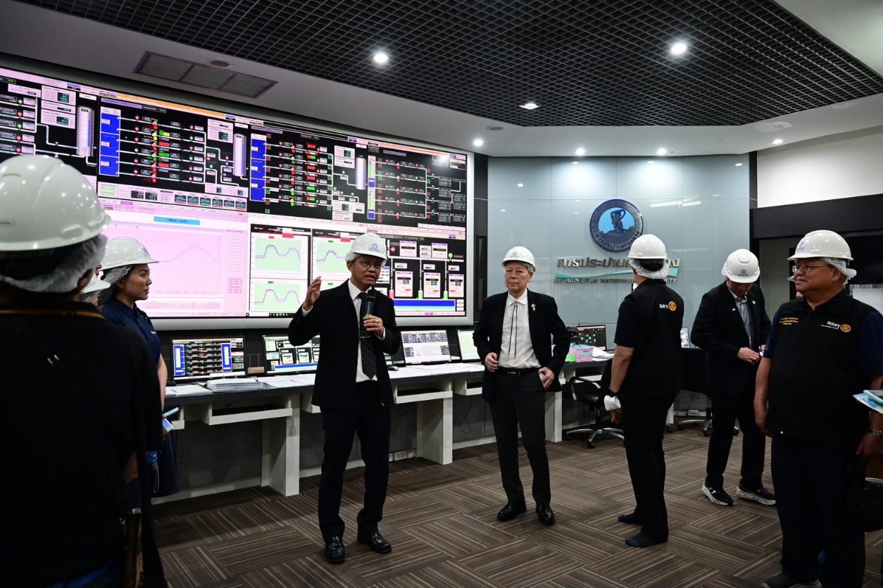 กปน. ต้อนรับ คณะอนุกรรมการจัดหาน้ำสะอาด สโมสรโรตารี ภาค 3350 โรตารีสากล เยี่ยมชมโรงงานผลิตน้ำบางเขน 
