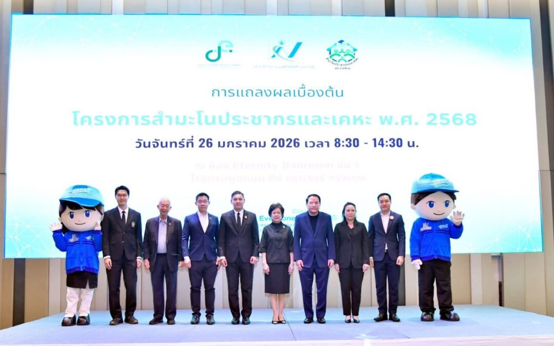 ผลเบื้องต้นสำมะโนประชากรและเคหะพ.ศ. 2568