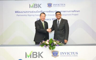 MBK จับมือ Invictus International School ลงนาม MOU พัฒนาโครงการทางการศึกษาปักหมุด Riverdale District เฟสแรกลงทุนไม่ต่ำกว่า 300 ล้านบาทสร้าง Education Ecosystem รองรับการขยายตัวของเมืองรอบนอกกรุงเทพฯ