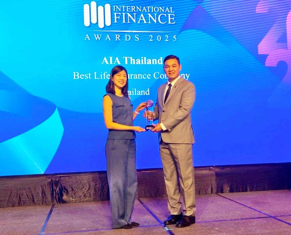 เอไอเอ ผงาดคว้ารางวัลประกันชีวิตยอดเยี่ยมแห่งปี 2025

จากเวที International Finance Awards สะท้อนความเชื่อมั่นของคนไทยทั่วประเทศ
ติดต่อกันเป็นปีที่ 9
