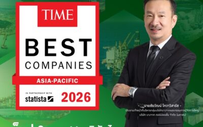 บางจากฯ ติดอันดับ TIME Asia-Pacific’s Best Companies 2026 ท็อป 3 จาก 11 บริษัทไทย และเป็นบริษัทไทยรายเดียวในกลุ่ม Resource Generation & Infrastructure