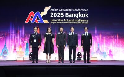 นายกสมาคมประกันชีวิตไทยร่วมกล่าวสุนทรพจน์ในงาน Asian Actuarial Conference 2025 (AAC 2025)
