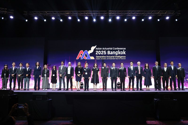 นายกสมาคมประกันชีวิตไทยร่วมกล่าวสุนทรพจน์ในงาน Asian Actuarial Conference 2025
(AAC 2025)