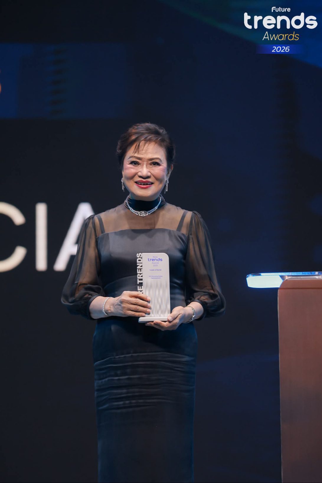 คุณหญิงกัลยา โสภณพนิช คว้ารางวัล Leader of Social จาก Future Trends Awards 2026