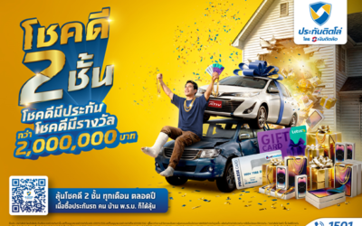 “ประกันติดโล่” พลิกวิกฤตความซวย! ส่งแคมเปญโชคดี 2 ชั้น ซื้อประกันวันนี้ ลุ้น Toyota Yaris ATIV และรางวัลรวมกว่า 2 ล้านบาท