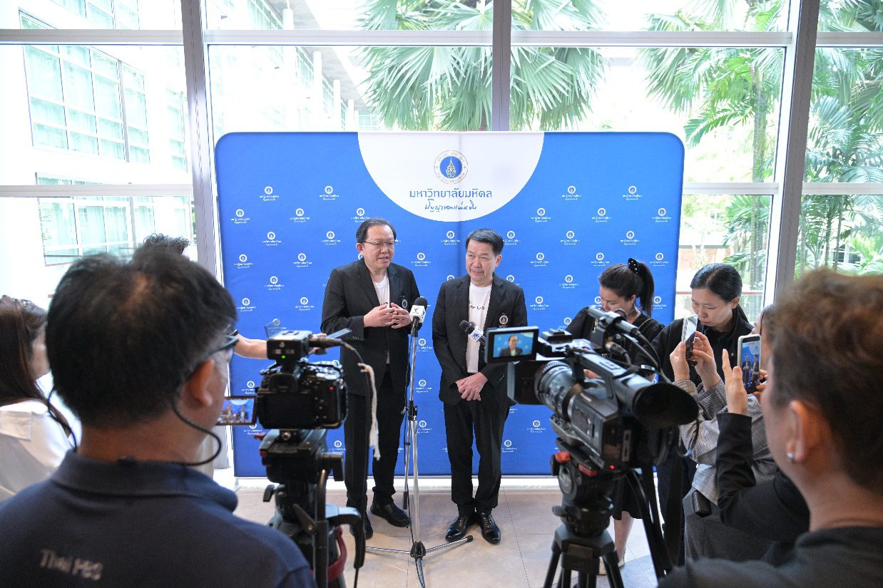 มหาวิทยาลัยมหิดล ร่วมกับ Siam AI Corporation 
แถลงความสำเร็จของโครงการ “Mahidol x Siam AI Venture Lab 2025”  โครงการบ่มเพาะนวัตกรรมปัญญาประดิษฐ์ด้านสุขภาพ (AI Healthcare) 