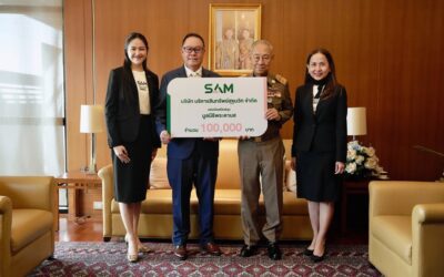 SAM มอบเงินบริจาคมูลนิธิพระดาบส ต่อเนื่องปีที่ 14