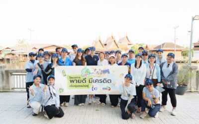ไอ.ซี.ซี. รวมพลังพนักงาน พายเรือคายัคเก็บขยะฟื้นฟูคลองรอบวัดชลอลดก๊าซเรือนกระจกสู่สังคมคาร์บอนต่ำ