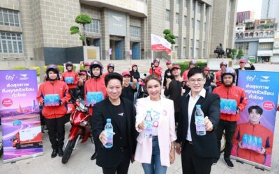 ไปรษณีย์ไทย ผนึกน้ำแร่ “6ty Degrees” รุกโมเดล “Deliver Wellness to Every Home”ส่งสุขภาพดีถึงบ้านขับเคลื่อนเศรษฐกิจสุขภาพเพื่อคนไทย พร้อมส่งน้ำแร่พรีเมียมฟรีทั่วประเทศ