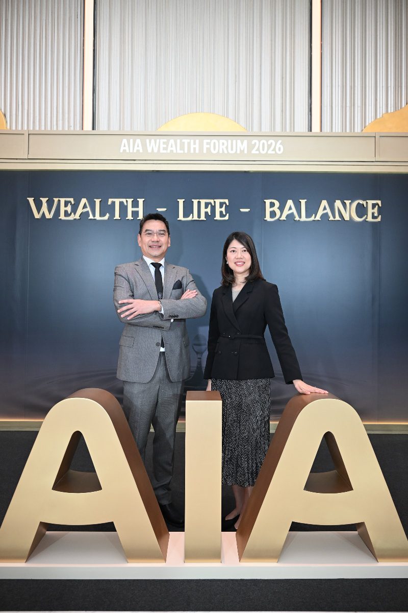 เอไอเอ จัดงาน AIA WEALTH FORUM 2026 ภายใต้แนวคิด WEALTH – LIFE – BALANCE
พร้อมพาลูกค้าสินทรัพย์สูงก้าวไปข้างหน้าอย่างมั่งคั่งและมั่นคง