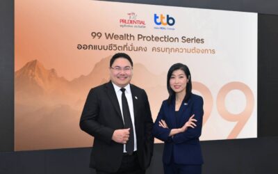 ทีทีบี จับมือ พรูเด็นเชียล ประเทศไทย เปิดซีรีส์ประกันชีวิตใหม่ “99 Wealth Protection Series” ออกแบบครบจบในชุดเดียว ปิดทุกความเสี่ยงยุคอายุยืน