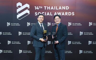 เอสซีจี รับ 2 รางวัลจากเวที Thailand Social Awards ครั้งที่ 14 โดดเด่นด้านความยั่งยืน สาขาความรับผิดชอบต่อสิ่งแวดล้อม และ Top 5 แบรนด์วัสดุก่อสร้างบนโซเชียล