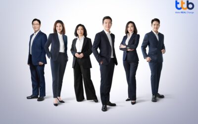 ทีทีบี ปรับทัพครั้งสำคัญ เปิดตัว 6 ผู้บริหารรุ่นใหม่ เสริมแกร่งทุกมิติตอบโจทย์ทั้งลูกค้าบุคคลและลูกค้าธุรกิจ เดินหน้าสู่ธนาคารที่ลูกค้าชื่นชอบและบอกต่อ