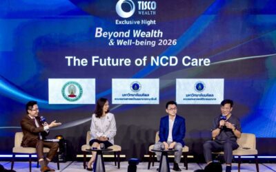 ธ.ทิสโก้ ผนึกแพทย์ 3 สถาบัน พันธมิตร Friends for Well-being ถ่ายทอดความรู้ NCDs เสริมแกร่งความมั่งคั่งยั่งยืน