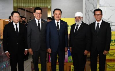 มิตรแท้ประกันภัย ร่วมกับสำนักงาน คปภ. ส่งมอบสิ่งของอุปโภคบริโภคเพื่อช่วยเหลือผู้ประสบอุทกภัยภาคใต้ ผ่านศูนย์อำนวยการช่วยเหลือเครือข่ายวายุภักษ์ กระทรวงการคลัง