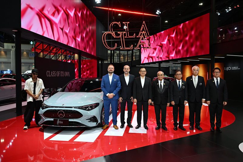 เมอร์เซเดส-เบนซ์ เปิดตัว The-all new electric CLA ในราคา 2.29 ล้านบาท เฉลิมฉลอง 140 ปี แห่งนวัตกรรมยานยนต์กับข้อเสนอพิเศษ “140 Years of Innovation Offer”