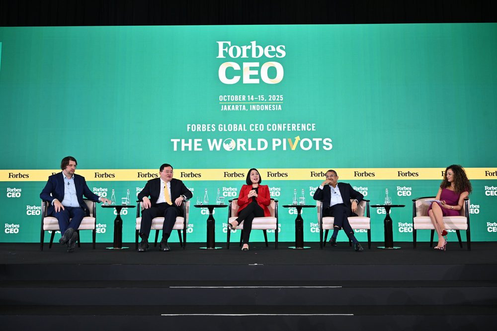 SCG ร่วมเวที Forbes Global CEO Conference 2025แลกเปลี่ยนแนวคิด Inclusive Green Growth ผสาน AI และเทคโนโลยีสร้างการเติบโตที่ยั่งยืนและแข่งขันได้