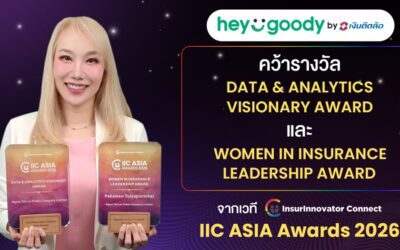 “heygoody.com” สร้างผลงานระดับเอเชีย! คว้า 2 รางวัลใหญ่จากเวที IIC Asia Awards 2026 ตอกย้ำผู้นำนายหน้าประกันดิจิทัล ที่ใช้ Data เพื่อยกระดับการให้บริการอย่างแท้จริง