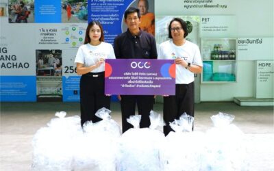 โอซีซี ร่วมเปลี่ยนขยะเป็นบุญ สู่ผ้าไตรจีวร