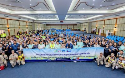 BSRC ร่วมกับ ปตท. และเทศบาลนครแหลมฉบัง จัดซ้อมแผนอพยพเพื่อรับมือสถานการณ์ฉุกเฉินอย่างเต็มรูป แบบ