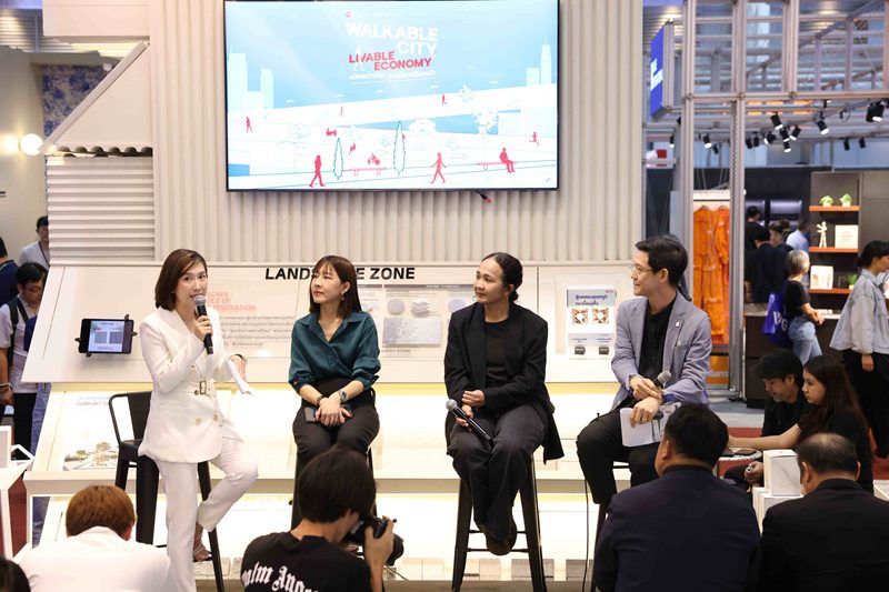 SCG จัดกิจกรรมเสวนา SCG Landscape X room ในหัวข้อ “Walkable City, Livable Economy – เมืองน่าเดิน พาเมืองเดินหน้า” ชูโครงการ “สร้างเมืองน่าเดินให้เดินได้เดินดี ทุกวิถีทั่วไทย”