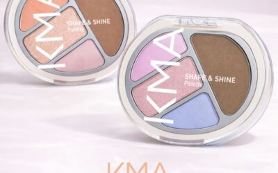 หน้าสวยเป๊ะมีมิติ ครบจบในตลับเดียวด้วย KMA Shape & Shine Palette