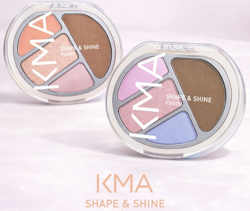 หน้าสวยเป๊ะมีมิติ ครบจบในตลับเดียวด้วย KMA Shape & Shine Palette