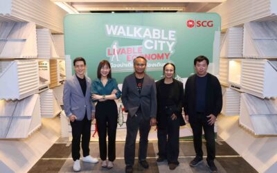 SCG จัดกิจกรรมเสวนา SCG Landscape X room ในหัวข้อ “Walkable City, Livable Economy – เมืองน่าเดิน พาเมืองเดินหน้า” ชูโครงการ “สร้างเมืองน่าเดินให้เดินได้เดินดี ทุกวิถีทั่วไทย”