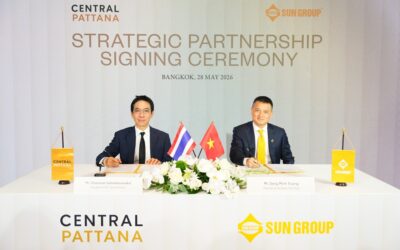 ผู้นำอสังหาฯ ไทย-เวียดนาม “เซ็นทรัลพัฒนา” จับมือ “ซัน กรุ๊ป” ลงนาม MOU เดินหน้าศึกษาโอกาสการพัฒนามิกซ์ยูส พร้อมเปิดกว้างความร่วมมือกับพันธมิตรเวียดนามสร้างการเติบโตในระดับภูมิภาค