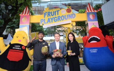 FRUIT PLAYGROUND เปลี่ยน “งานผลไม้” ให้กลายเป็นสนามเด็กเล่นใจกลางเมือง ชวนเติมสนับสนุนเกษตรกร จัดเต็มทุเรียนเกรดพรีเมียม “หยิบเต็มแก้วราคาเดียว”