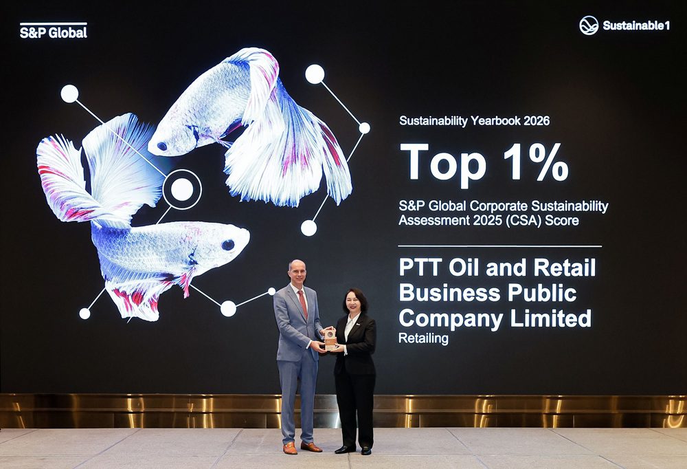 OR คว้าอันดับ 1 ของ Sustainability Yearbook 2026 จาก S&P Global ต่อเนื่องปีที่ 3 ตอกย้ำความเป็นผู้นำด้านความยั่งยืนในระดับสากล