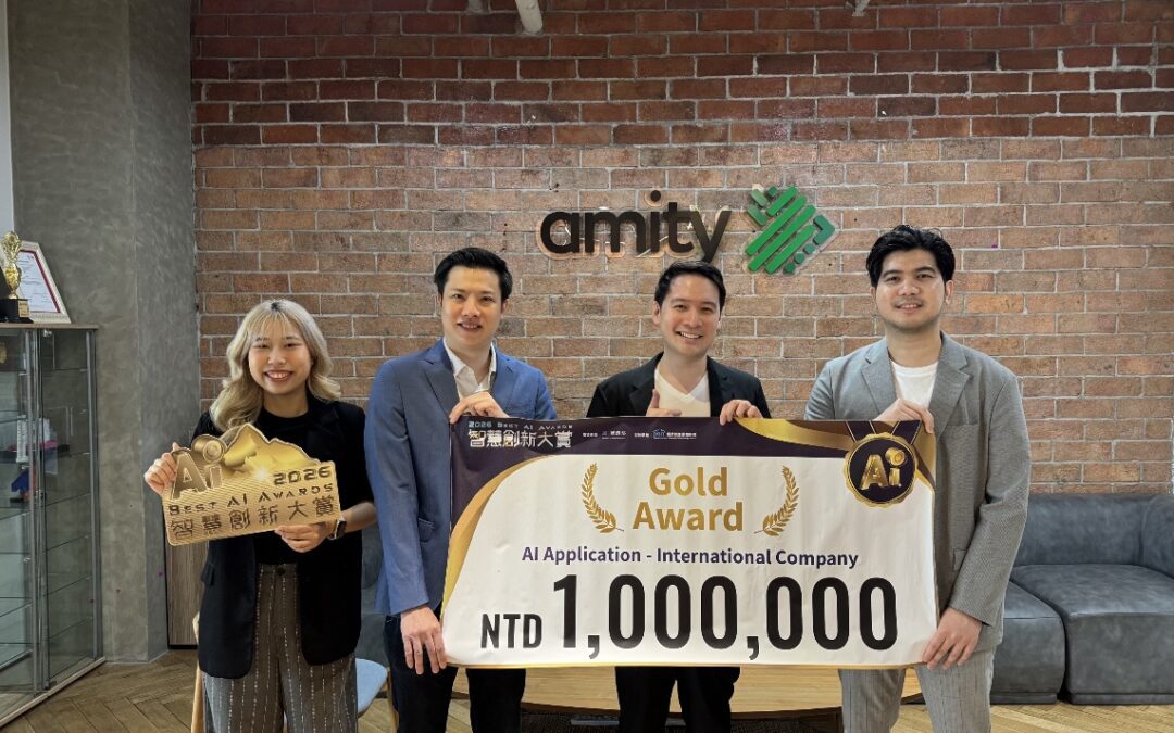 ““อะมิตี้” เอไอคอมพานีหนึ่งเดียวจากไทย สร้างประวัติศาสตร์ คว้ารางวัลชนะเลิศจาก “2026 Best AI Awards” เวทีระดับโลกที่ไต้หวัน”