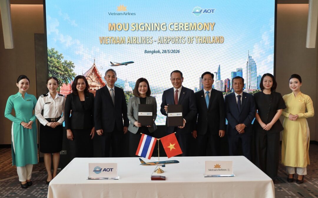 AOT จับมือ Vietnam Airlines ลุยเปิดเส้นทางบินใหม่ ปลุกตลาดท่องเที่ยวไทย-เวียดนาม