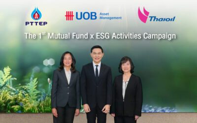 ครั้งแรกในไทย บลจ.ยูโอบี จับมือ ปตท.สผ. และ ไทยออยล์ เปิดตัว “กองทุนรวมเชื่อมโยงกิจกรรม ESG”