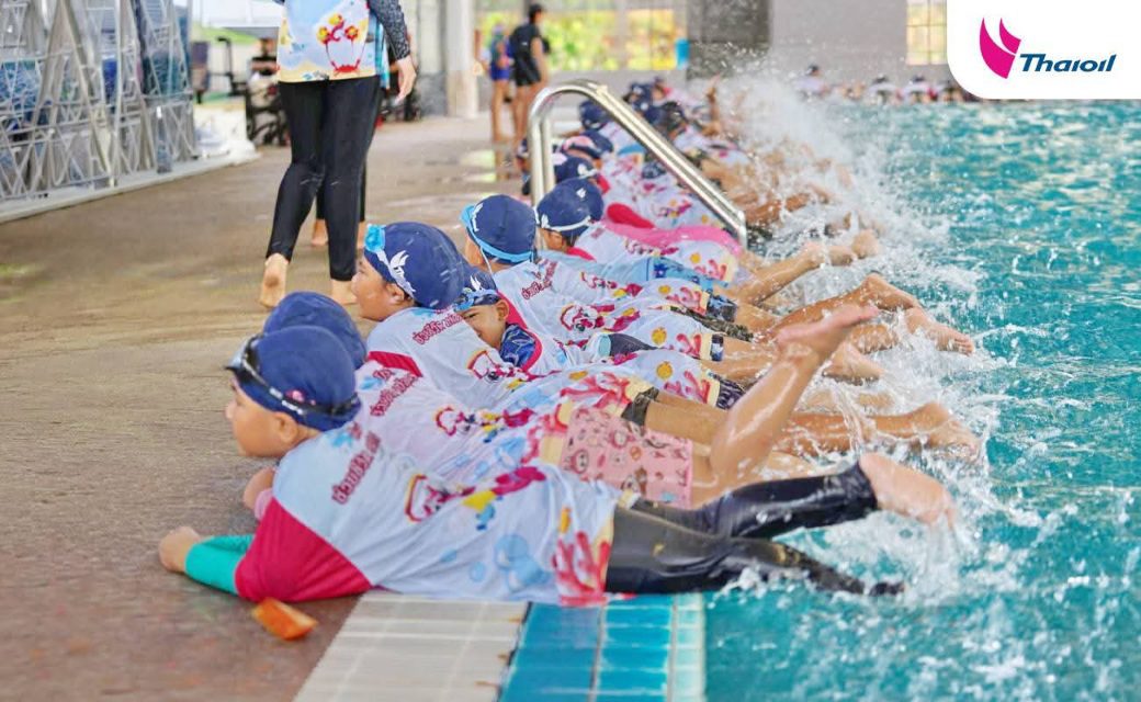 กลุ่มไทยออยล์จัดโครงการช่วยชีวิต ลดวิกฤตการจมน้ำ ปีที่ 7 ส่งเสริมทักษะการว่ายน้ำให้เยาวชนแหลมฉบัง 